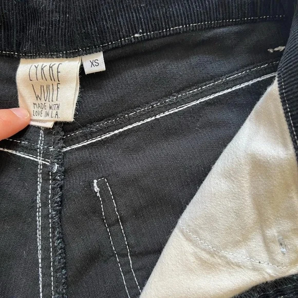 Lykke Wullf Cord Cowboy Ranch Pant- Black - Picture 6 of 6